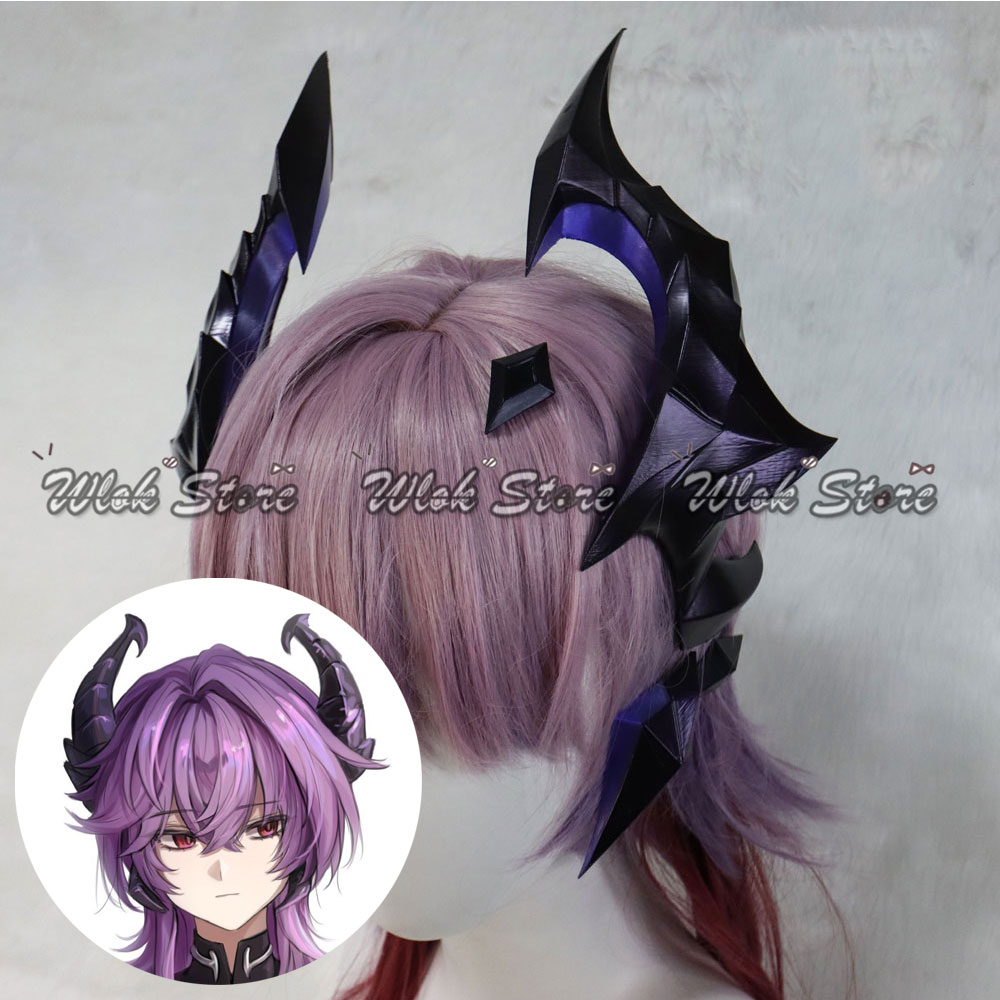 Cosplay Prop - アニメゲーム原神インパクトデュリンコスプレ帽子 PLA 角小道具男性女性ハロウィンパーティーカーニバルロールプレイアクセサリー