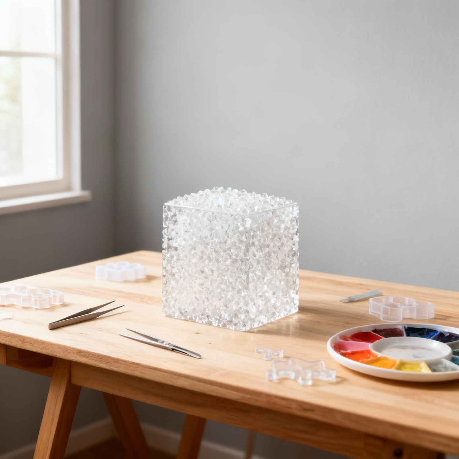Thermoplastic Pellet - 1袋入りポリモーフ透明熱可塑性プラスチックペレット、創造的な彫刻作成用の成形可能なプラスチックビーズ、多用途溶解プラスチック
