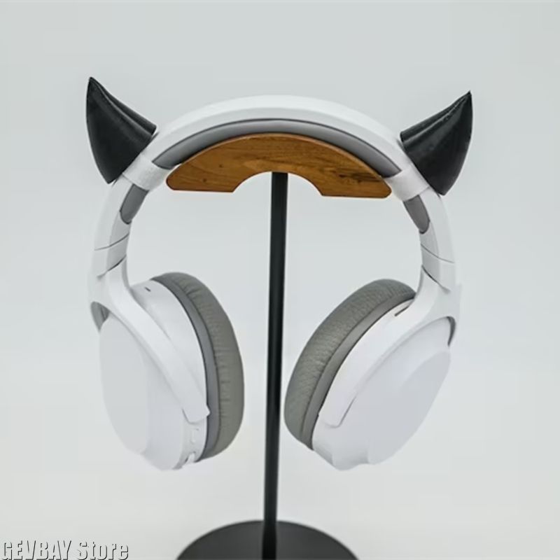 Cosplay Prop Kit - 悪魔の角、ヘッドセット用、ライブストリーミング小道具、サキュバス、サタン、コスプレ、魔女、ゴス、ゲーミング、ゲーマー、ギフト、パーティー小道具