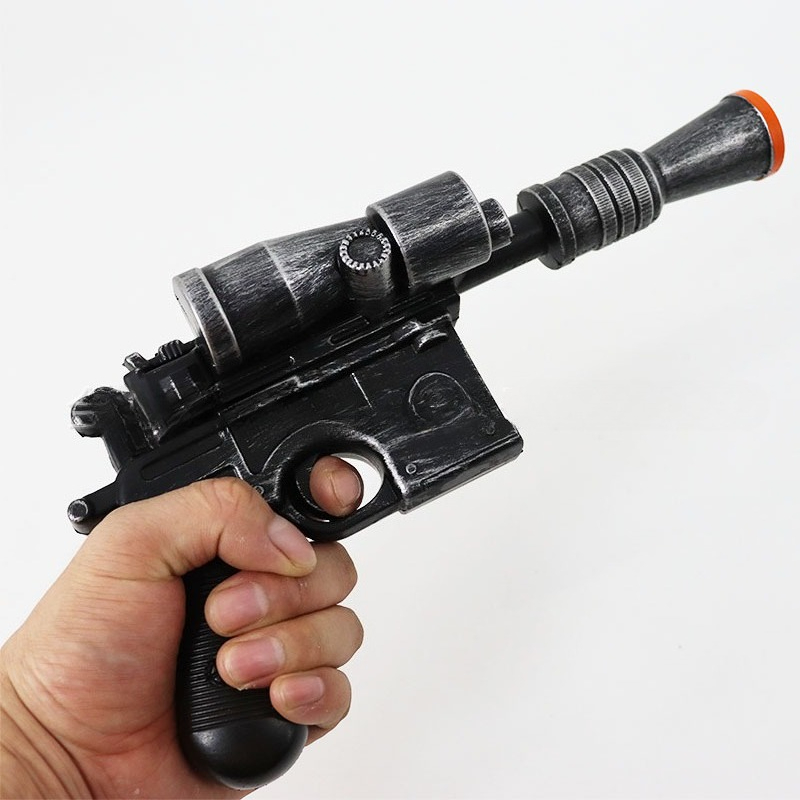 Cosplay Prop Pistol - SW ハン・ソロ ハンドガン シミュレーションおもちゃの銃 ハロウィンパーティー 仮面舞踏会