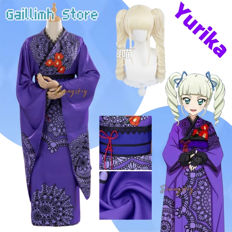 アイカツ！ 優里香 トウドウ 浴衣 着物 コスプレ衣装 アニ - Cosplay Prop Patterns のレビューと価格