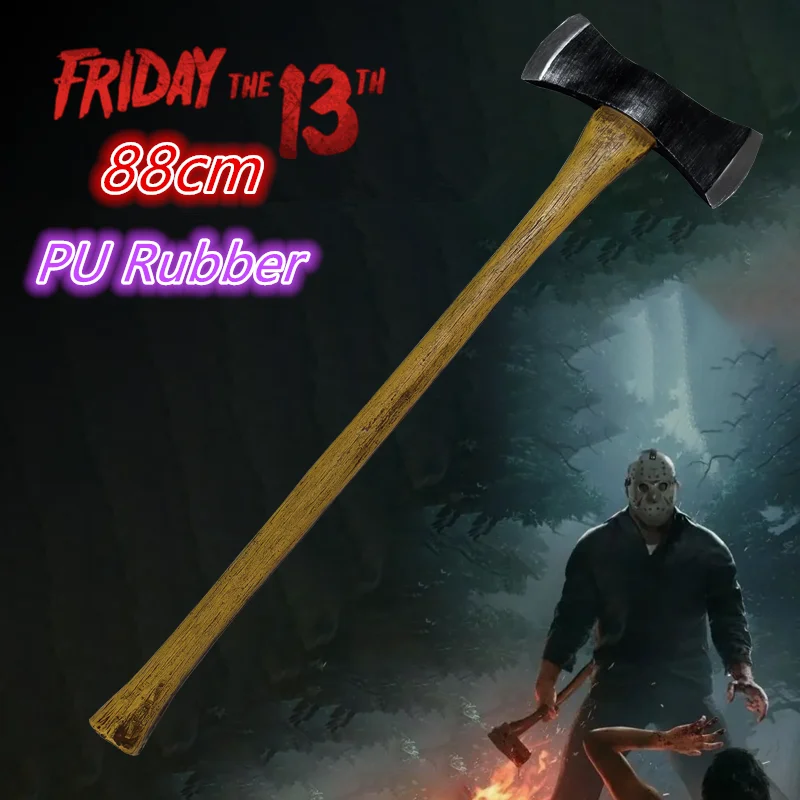 コスプレ 1:1 ツール ジェイソン イエロー ダブルブレー - Cosplay Prop Axe のレビューと価格