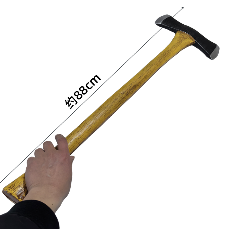 コスプレ 1:1 ツール ジェイソン イエロー ダブルブレー - Cosplay Prop Axe のレビューと価格