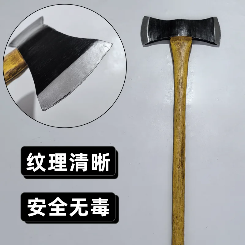 コスプレ 1:1 ツール ジェイソン イエロー ダブルブレー - Cosplay Prop Axe のレビューと価格
