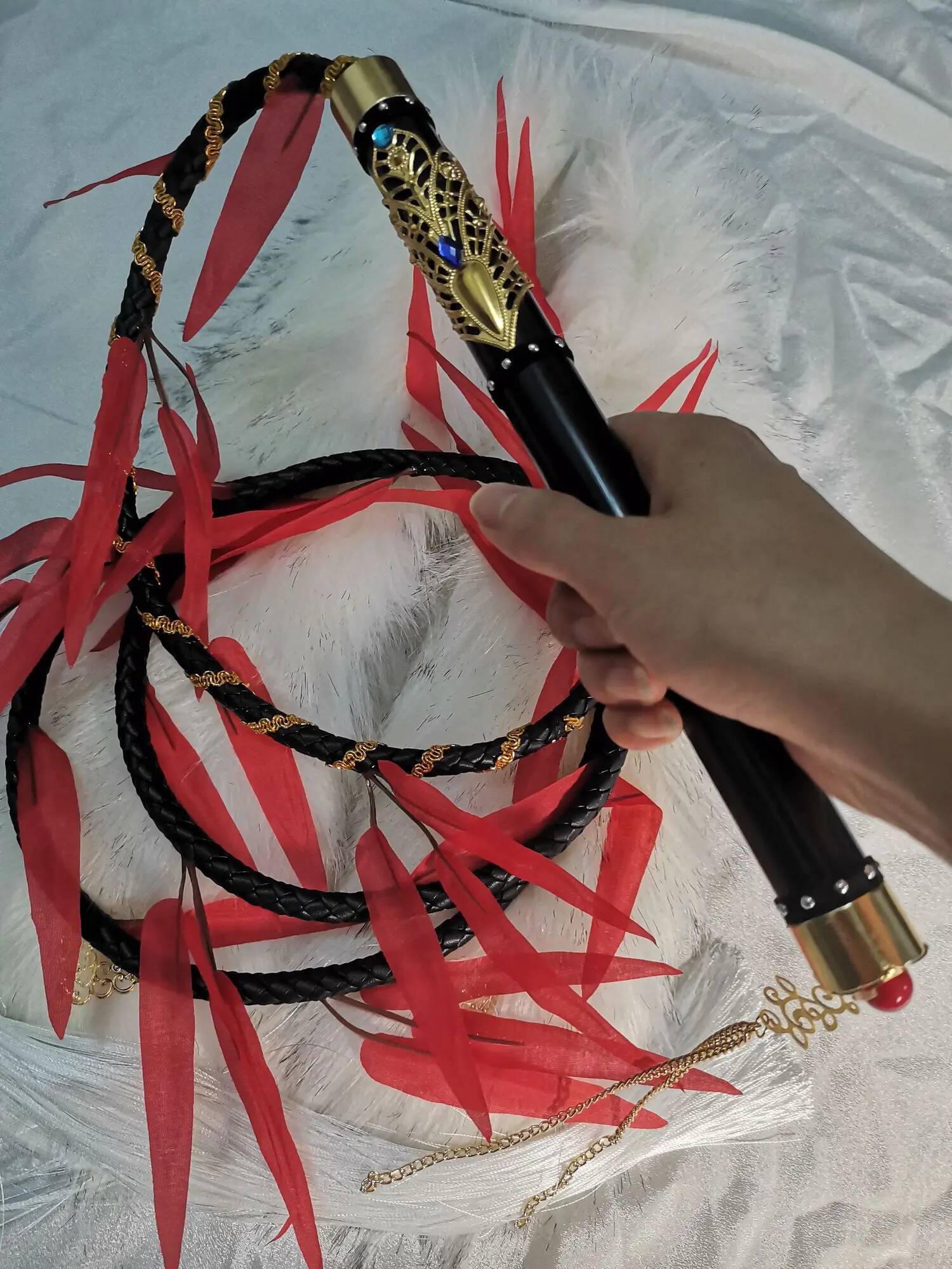 新モランコスプレ幽霊小道具中国小説エルハと彼の白い猫シズン鞭 - Cosplay Prop のレビューと価格