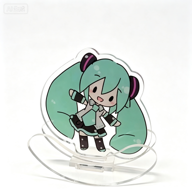 初音ミクのアクリル製揺れおもちゃデコレーション、かわいい漫画 - Acrylic Cosplay Prop のレビューと価格