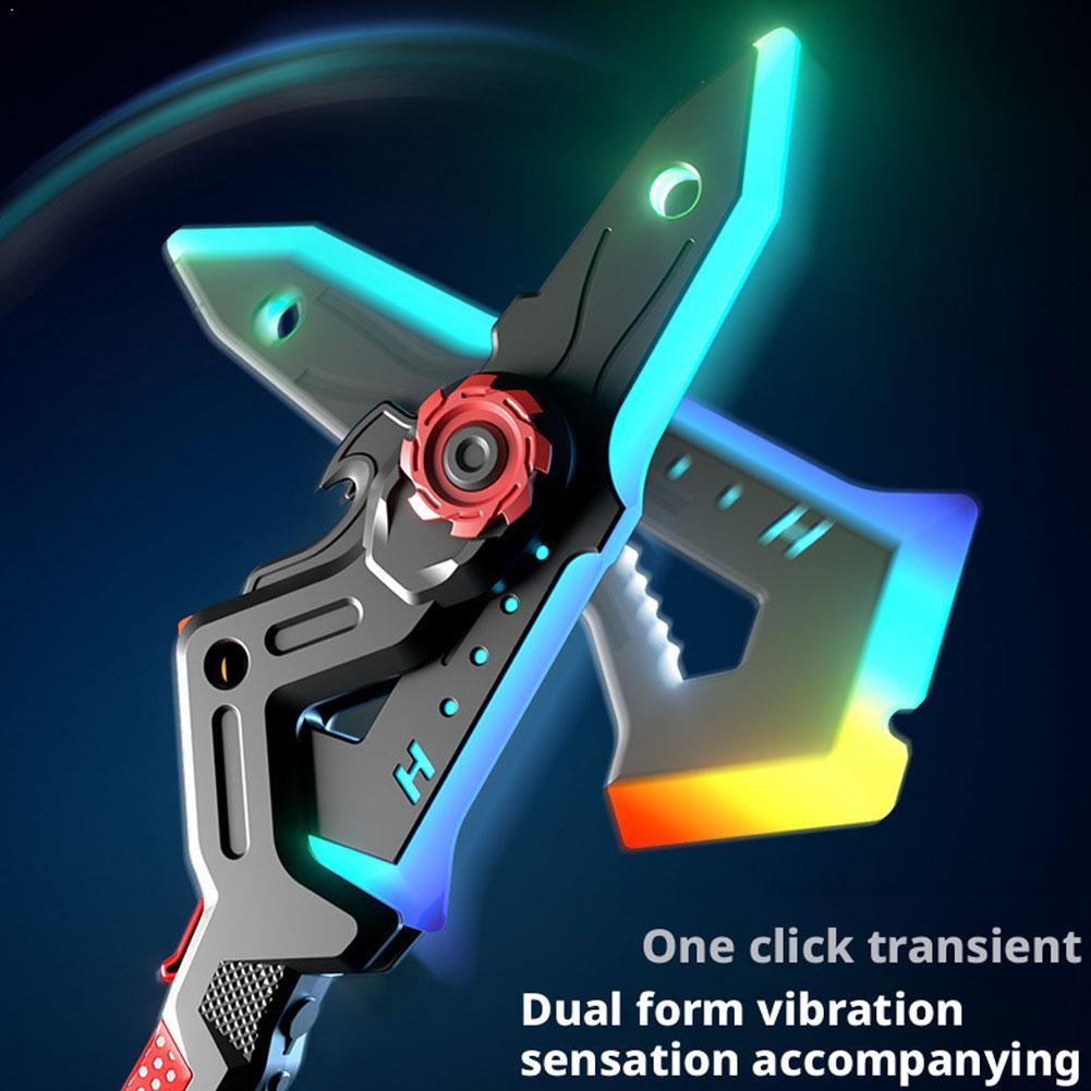 変形可能な光るレーザー斧剣おもちゃ カラフルなLEDとスプレ - Cosplay Prop Axe のレビューと価格